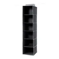 Organizator compartimentat suspendat Compactor Garment So Black 6 Rack