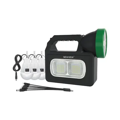 Kit lanternă solară cu 3 becuri LED, panou inclus,Z-TOOLS / ZTS8257 Engros