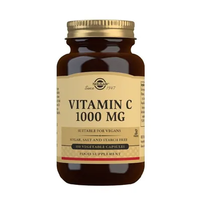 Vitamina C 1000 mg, 100 capsule, Solgar
