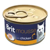 Conserva pentru pisici Brit Premium Mousse cu pui 85 gr