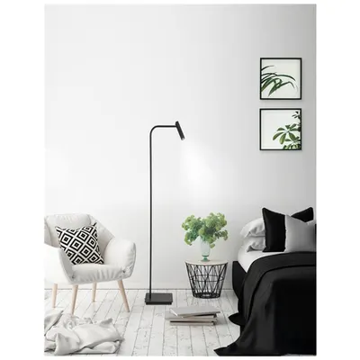 Lampa podea SICILY Negru Aluminiu Adjustable LED Samsung 3 Wat 190Lm 3000K IP20