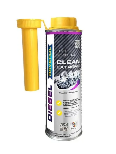 Aditiv pentru curatarea injectoarelor diesel - RAVENOL Diesel Clean Extreme 0.3L