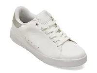 Pantofi sport RIEKER albi, 41902, din piele naturala