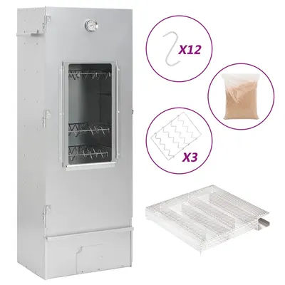 Gossi afumatoare cuptor/gratar, generator fum rece, otel galvanizat