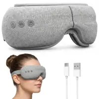 Aparat de masaj ocular si ochi iHunt SPA EyeZen Fold, Design pliabil, Compresie inteligenta cu aer, Functie incalzire, Bluetooth, Portabil
