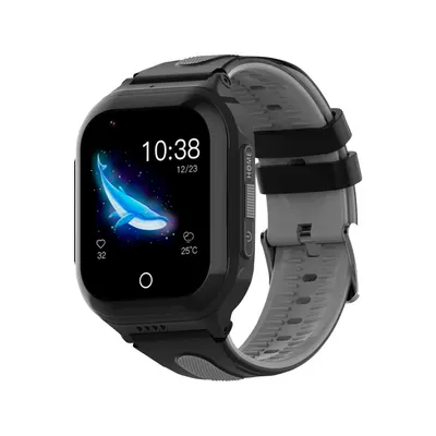 Ceas Smartwatch Pentru Copii Wonlex KT24S cu Localizare GPS, Functie Telefon, Istoric, Contacte, Chat, Negru