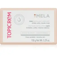 Topicrem MELA Unifying Exfoliating Bar sapun pentru curatare cu efect de exfoliere pentru față și corp 150 g