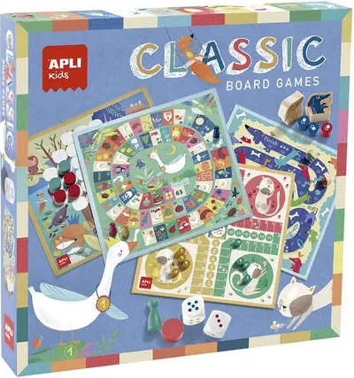 Set de joacă Apli Kids - Jocuri de societate clasice, 4 buc