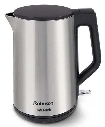 Fierbător electric Rohnson - R 7530, 2200W, 1.5 l, argentiu