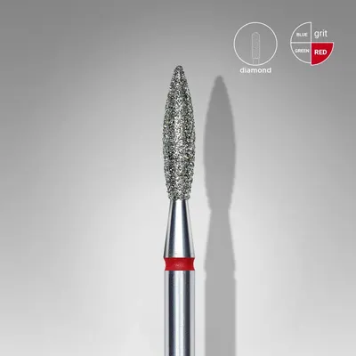 Capat freza diamant Staleks Expert flacara fina 2.3 mm - 406