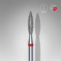 Capat freza diamant Staleks Expert flacara fina 2.3 mm - 406