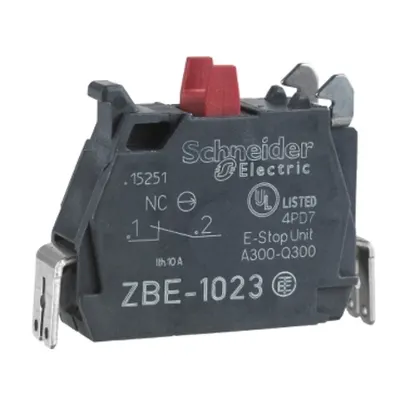 Bloc de Contacte Simplu pentru Cap Ø22 de Conector Faston 1Nc