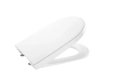Capac WC The Gap Round A801D20001, compact, plastic, Alb