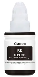 Sticlă cu cerneală Canon - GI-490 BK, pentru PIXMA G1400/G2400/G3400, Black