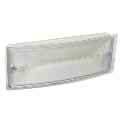 Slim light IP42 LED perm./neperm. autonomie 3h 38/100lm consum 3W/3.5VA baterie 3.6V/1Ah Ni-Cd 220-240V AC
