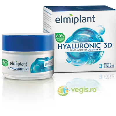 Crema Antirid de Zi SPF15 Hyaluronic 3D 50ml