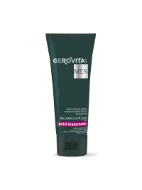 Balsam După Ras Cu Acid Hialuronic Efect Hidratant și Reparator Pentru Pielea Iritată După Bărbierit, Gerovital Men, 100 Ml