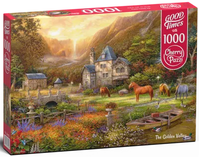 Puzzle Cherry Pazzi din 1000 de piese - Valea de Aur