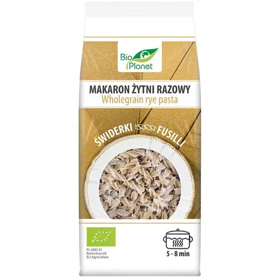 Paste (Fusilli) din Secara Integrala Ecologice/Bio 400g
