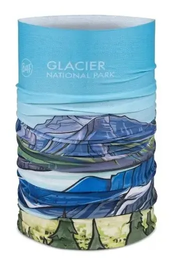 Eșarfă de cap BUFF - Coolnet UV+ National Parks, Glacier, multicolor