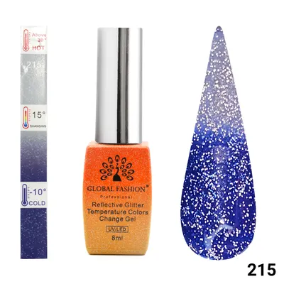 Oja semipermanenta termica, Temperature Color Change Disco 8ml, 215 Engros