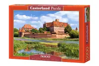 Puzzle Castorland din 3000 de piese - Castelul Malbork in Polonia