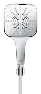 Set para dus Grohe SmartActive Cube 26589000, 1/2'', 3 functii, suport, furtun, crom