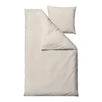 Lenjerie de pat bej din bumbac satinat pentru pat de o persoană 140x200 cm Still – Södahl