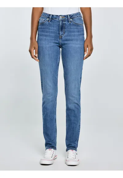 Blugi slim fit cu talie inalta Katrina
