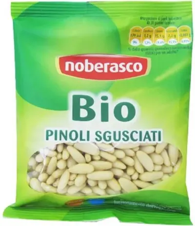 Nuci de pin crude organice, decojite, 70 g, Noberasco