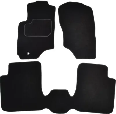 Covorase auto (set, velur, 3 bucati, culoare negru) MITSUBISHI OUTLANDER I intre 2002-2006