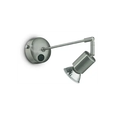 Aplica Strale, 1 bec, dulie GU10, L:80 mm, H:150 mm, Nichel