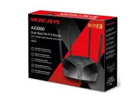 Router wireless MERCUSYS AX3000 Dual-Band Wi-Fi 6 Router, WIFI 6, Dual Band
