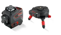 SET Nivela Laser Verde PLANO 3D multilinie 3x360°, 30m, Li-Ion + suport RCB - SOLA-71122501