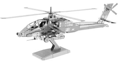 Model metalic de asamblat Metal Earth - AH-64 Apache