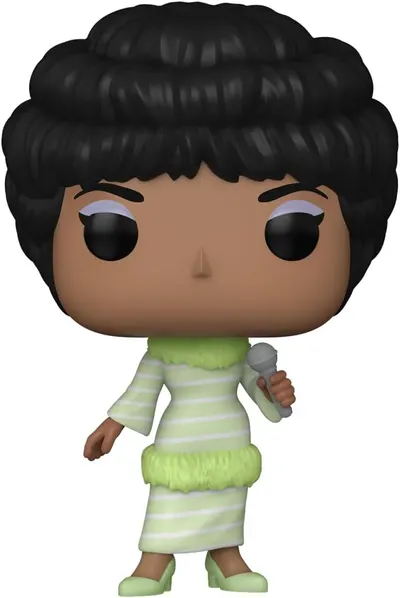 Figurină Funko POP! Rocks: Aretha Franklin - Aretha Franklin (Green Dress) (The Queen of Soul) #365