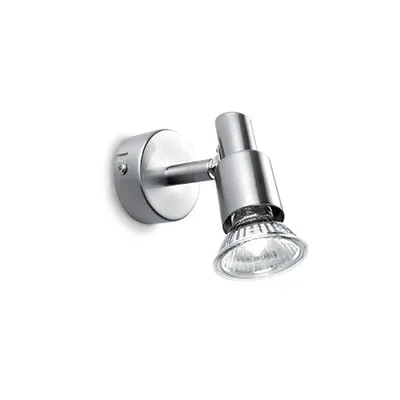 Aplica Slem 1 bec, dulie GU10, L:60 mm, H:100 mm, Nichel satinat