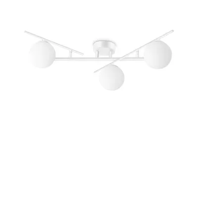 Lampa cu montaj pe tavan Atlas pl3 Alb