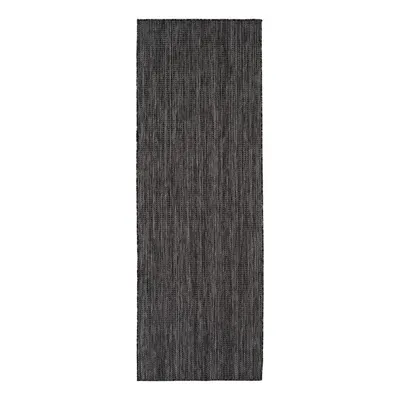 Covor tip traversă pentru interior și exterior negru 80x250 cm Mira 1450 – Ayyildiz Carpets