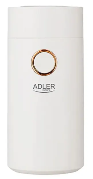 Rasnita de cafea Adler AD4446wg, 75 g, 150 W (Alb/Auriu)