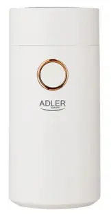 Rasnita de cafea Adler AD4446wg, 75 g, 150 W (Alb/Auriu)