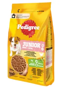 Pedigree Junior Pasare/Legume Mini 1.4 kg