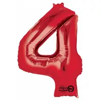 Balon super shape rosu 4