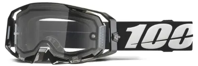 Ochelari atv cross 100% Armatic Enduro Dual Pane, lentila clara, culoare rama negru