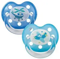 Suzete din silicon Baby Nova - Avioane, dimensiune 2, 2 buc