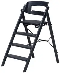 Scaun de masă pentru copii reciclat Kaos - Klapp, Charcoal Black