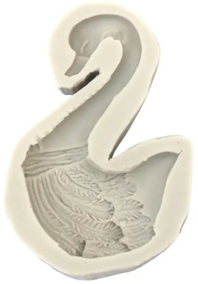 Mold din silicon (formă) Em Art - Lebădă, 59 x 85 x 16 mm