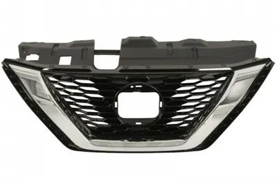 Grila radiator (cu orificii senzor parcare, negru) potrivit NISSAN QASHQAI II J11 03.17-12.20