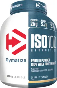 Dymatize ISO 100, vanilie, 2264 g