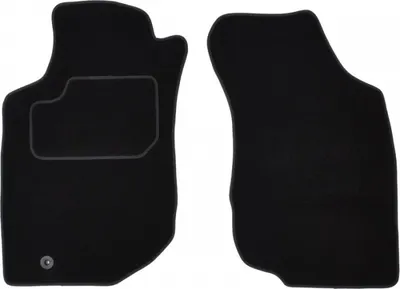 Covorase auto (fata, velur, 2 bucati, culoare negru) TOYOTA HILUX VII intre 2004-2015